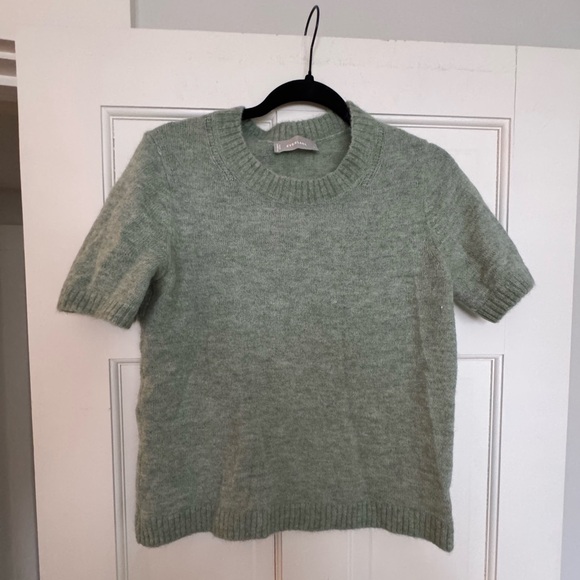 Everlane Alpaca Short Sleeve Sweater - Picture 2 of 3